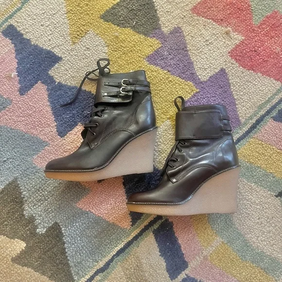 Y2k vintage Juicy Couture wedge boots - Picture 2 of 4